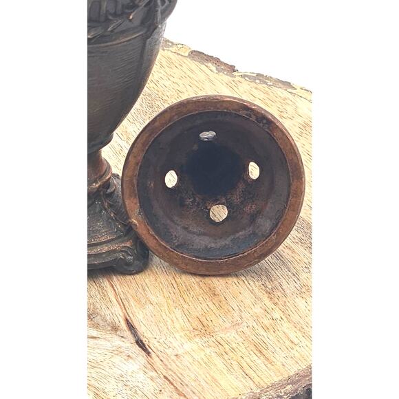Vintage 1920's Metal Copper Finish Art Nouveau Incense Burner - Picture 3 of 6